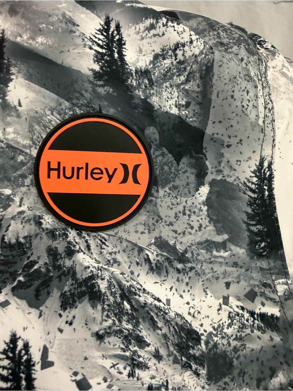 Hurley Black & Gray Snow Jacket with Orange Trim - Picture 6 of 14